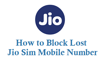 How to Block Jio SIM?