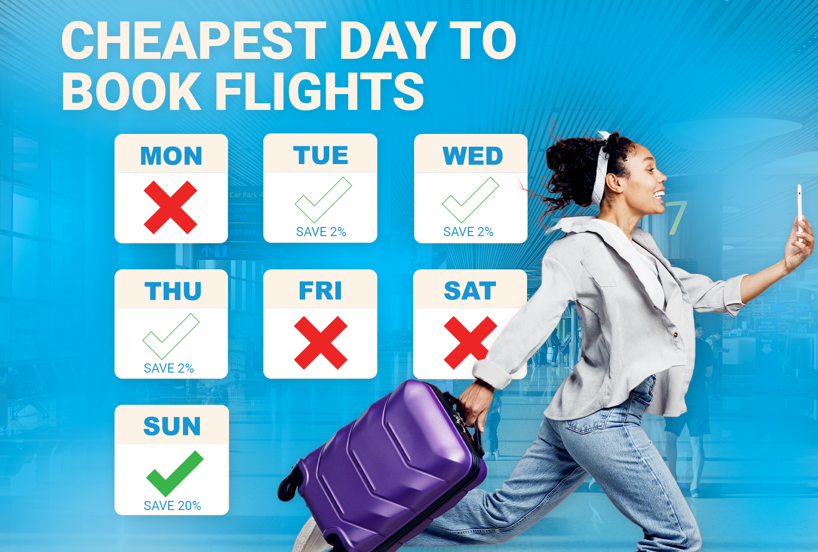 Cheapest Day to Book Flight Tickets