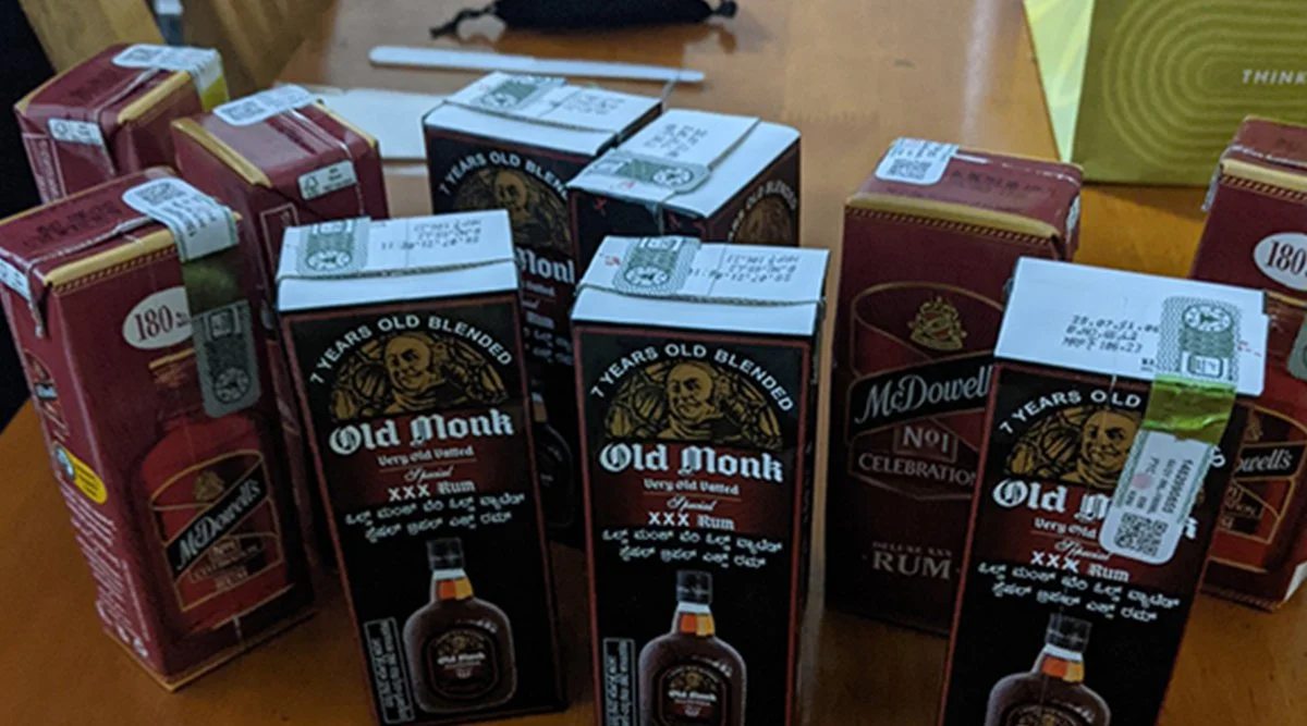 Old Monk 90ml Price in India