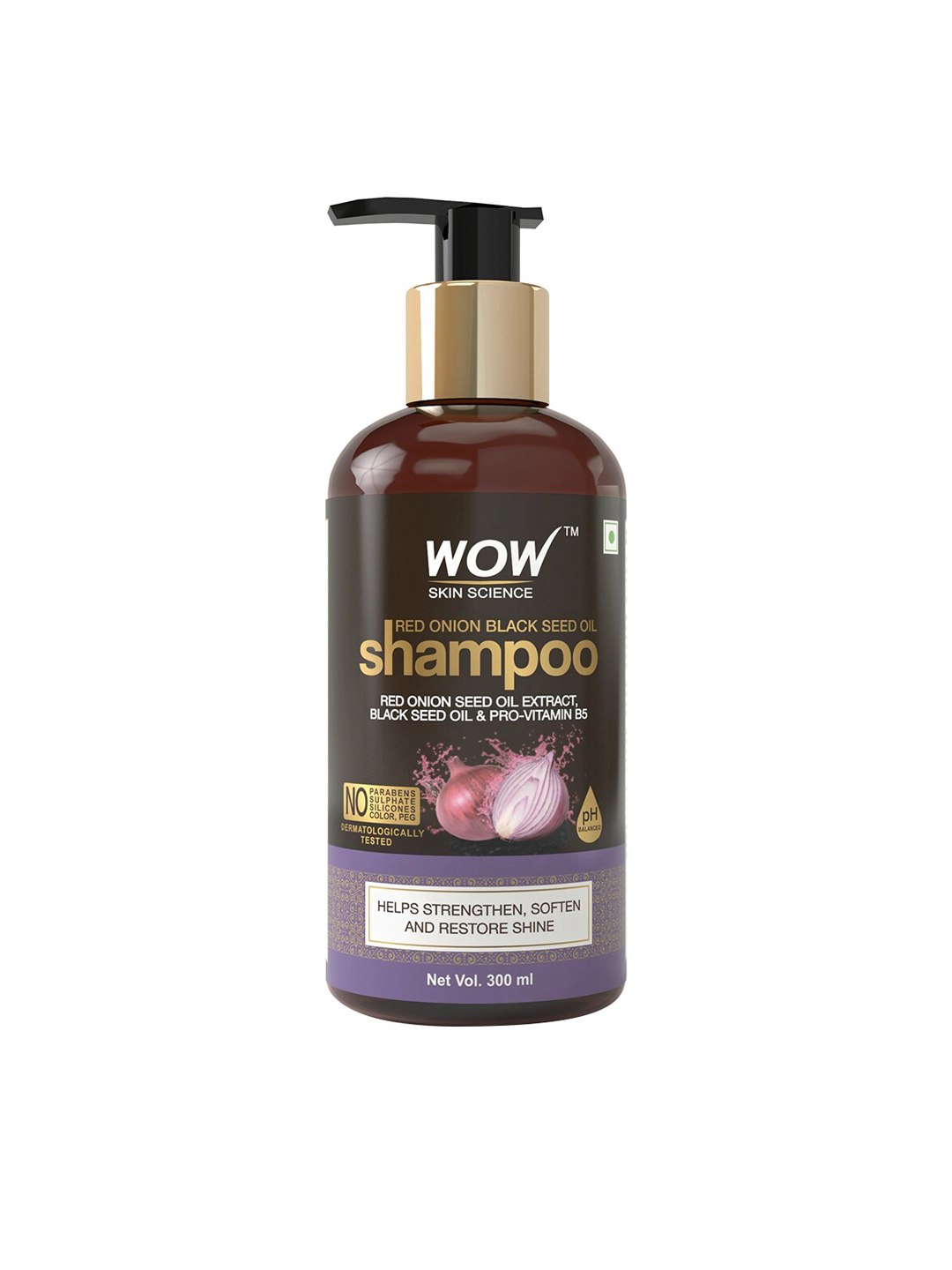 Wow Skin Science Onlion Shampoo for Hair Growth and Hair Fall Control
