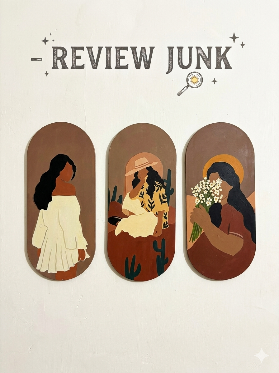 3 Piece Elegant Women Traditional Wooden Decor from Meesho